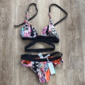 Seafolly Patterned Swimsuit